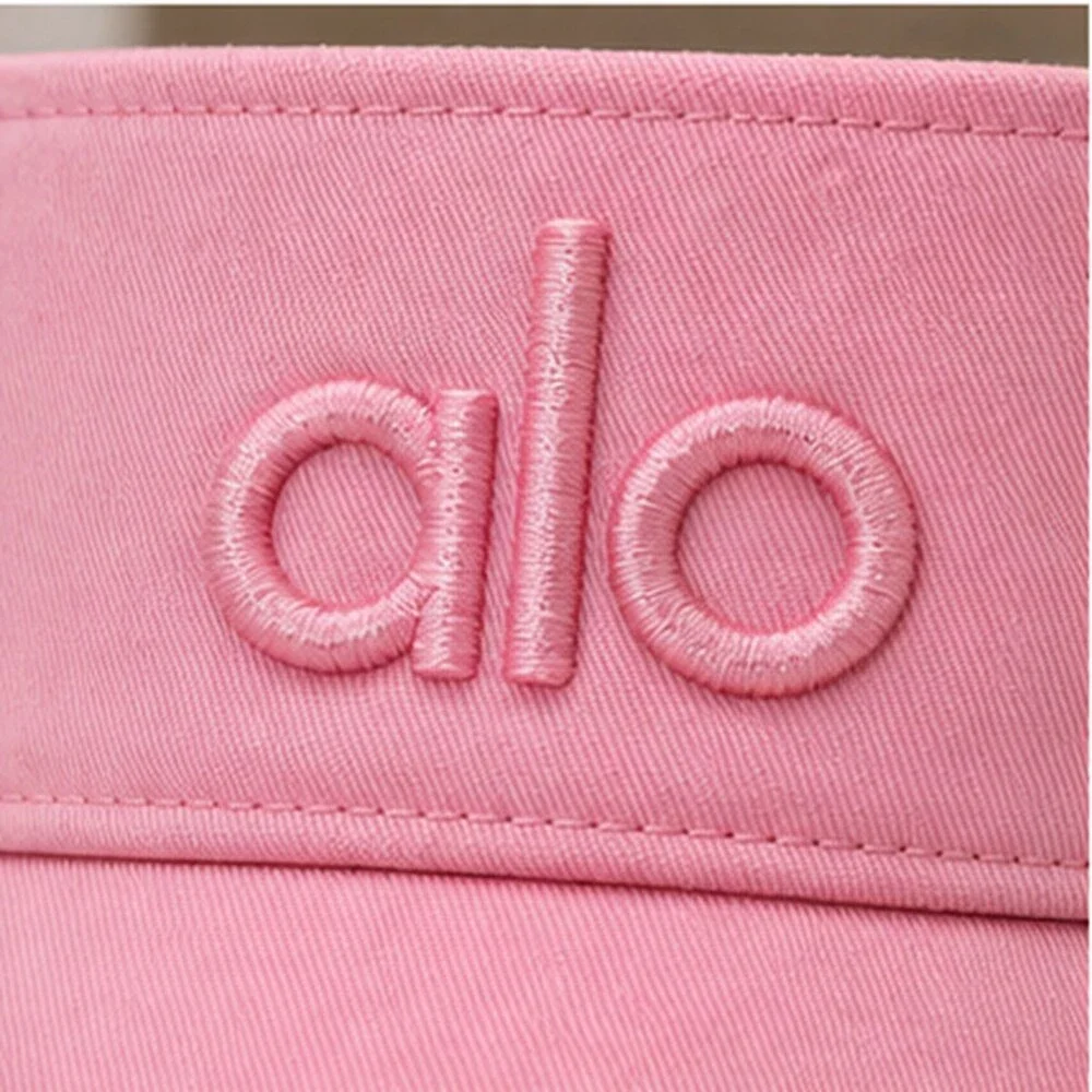 ALO Yoga Pink Active Open Top Visor Hat NWT